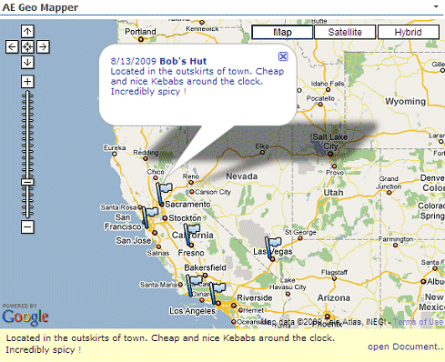 Google GeoMapper Web Part