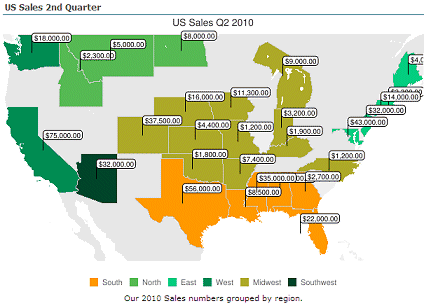 Us Map Chart