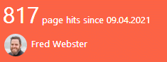 Sharepoint Page Hits Web Part displaying the page author