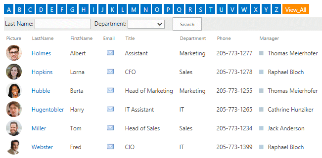 Sharepoint 2019 Employee Directory Web Part