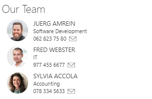 Sharepoint 2019 Modern Team Members Web Part