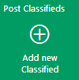 Tile to add a new Sharepoint List item