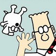 Dilbert Tile linking to the current Daily Dilbert comic strip