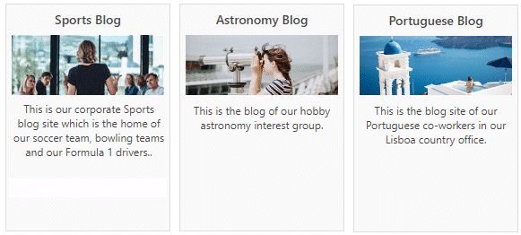 Sitemap Web Part - Blog Sites